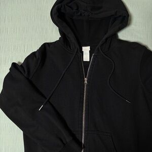 black zip up